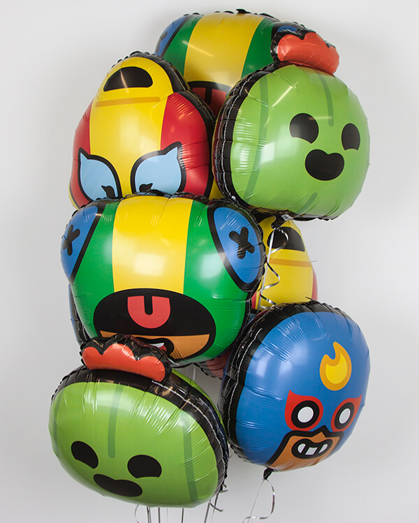 501514_Шар_(22_56_см)_Фигура_Бравл_Старс_Леон_1_шт_1 blank